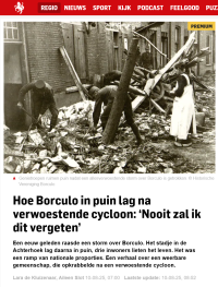 01278 - Tubantia - Hoe Borculo in puin lag na verwoestende cycloon - Nooit zal ik dit vergeten
